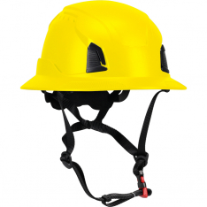 PIP 280-HP1491RV-FB-02, Traverse, Safety Helmets, Yellow, OS, Full Brim, Vented, Industrial Climbing